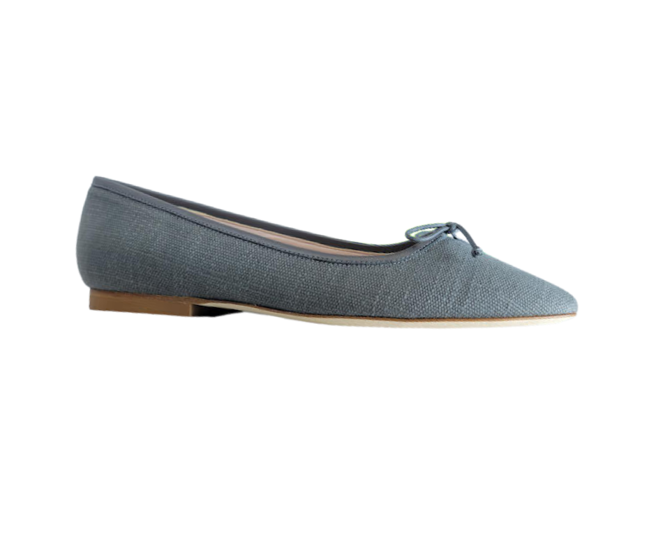 FS Lele Ladies Washed Black Ballet Flat