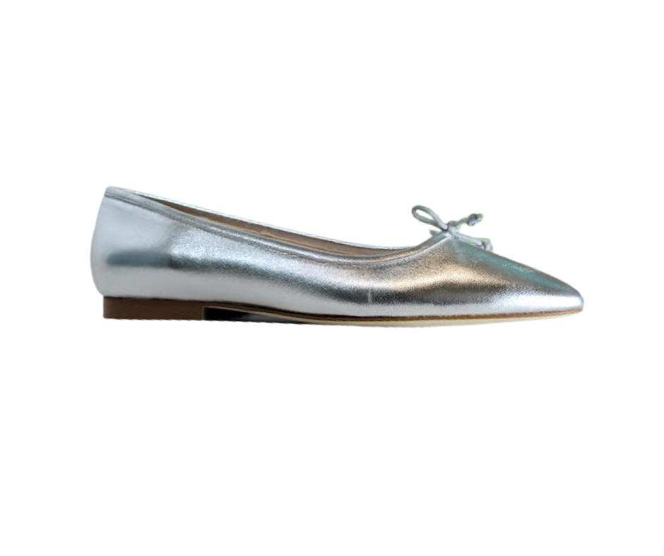 FS Lele Ladies Silver Ballet Flat