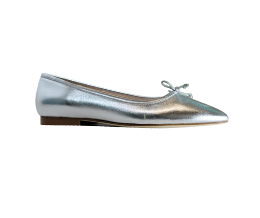 FS Lele Ladies Silver Ballet Flat