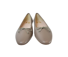 FS Lele Ladies Taupe Leather Ballet Flat
