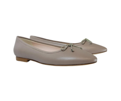 FS Lele Ladies Taupe Leather Ballet Flat