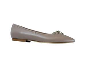 FS Lele Ladies Taupe Leather Ballet Flat