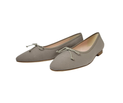 FS Lele Ladies Taupe Canvas Ballet Flat