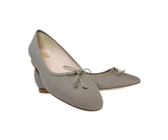FS Lele Ladies Taupe Canvas Ballet Flat