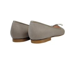 FS Lele Ladies Taupe Canvas Ballet Flat