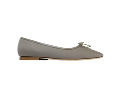 FS Lele Ladies Taupe Canvas Ballet Flat