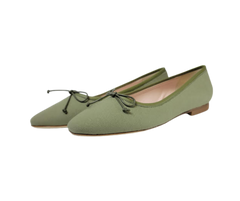 FS Lele Ladies Khaki Canvas Ballet Flat