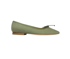 FS Lele Ladies Khaki Canvas Ballet Flat