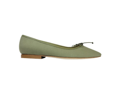 FS Lele Ladies Khaki Canvas Ballet Flat