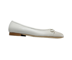 FS Fiona Creme Leather Ballet Shoe