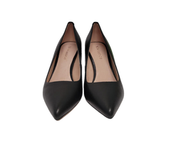 Viviamos Wink Ladies Black Leather Heel