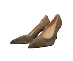 Viviamos Wink Ladies Taupe Suede Heel