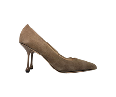 Viviamos Wink Ladies Taupe Suede Heel