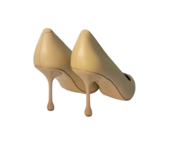 Viviamos Wink Ladies Nude Leather Heel