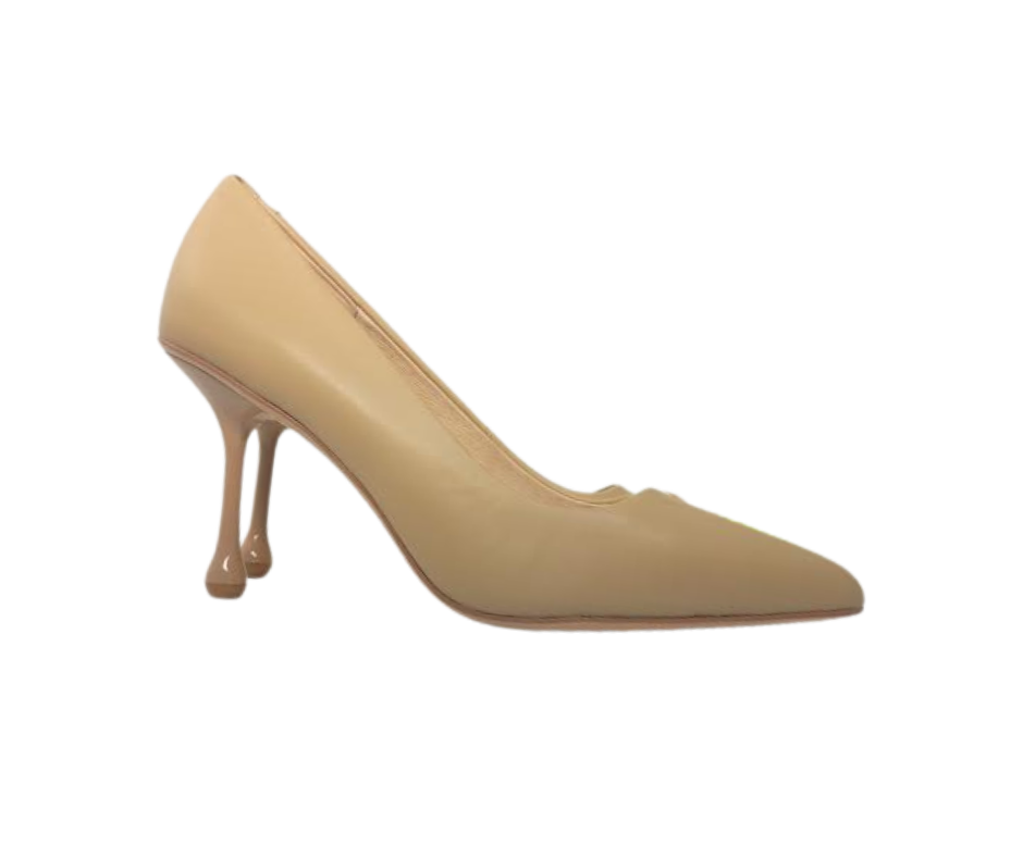 Viviamos Wink Ladies Nude Leather Heel