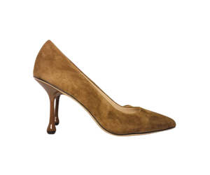 Viviamos Wink Ladies Camel Suede Heel