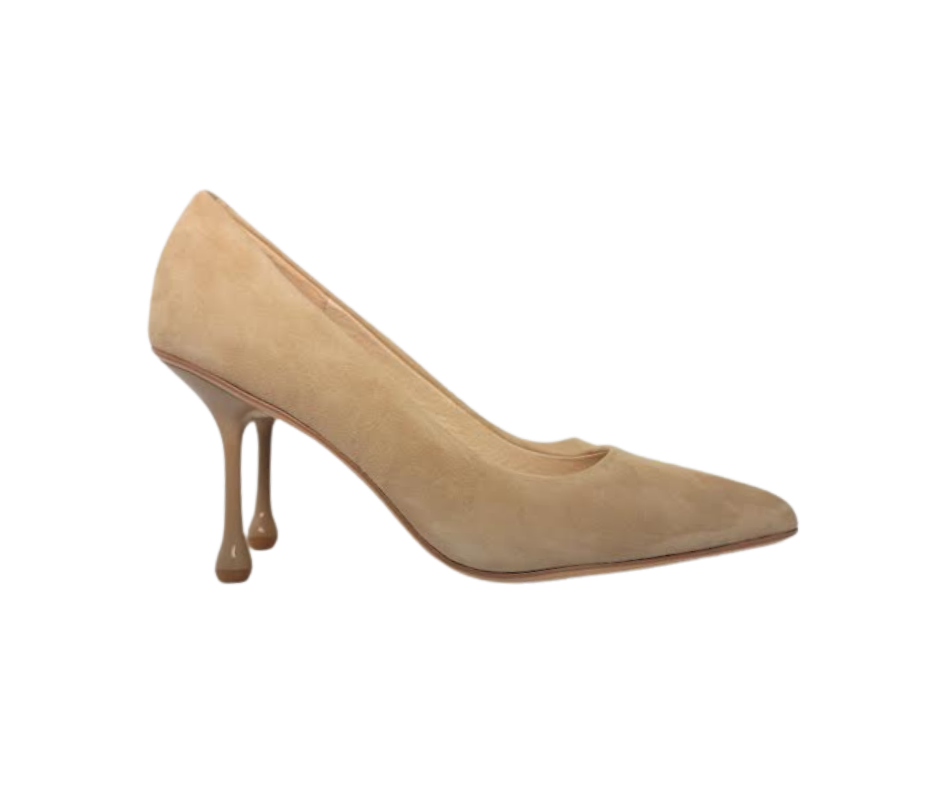 Viviamos Wink Ladies Beige Suede Heel