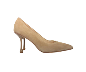 Viviamos Wink Ladies Beige Suede Heel