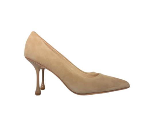 Viviamos Wink Ladies Beige Suede Heel