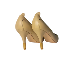 Viviamos Hello Ladies Nude Leather Heel