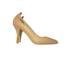 Viviamos Hello Ladies Nude Leather Heel