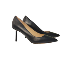 Viviamos Shine Ladies Black Leather Heel