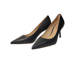 Viviamos Shine Ladies Black Leather Heel