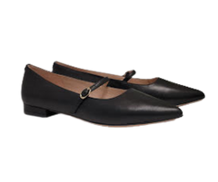 Viviamos Robin Ladies  Black Flats