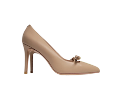 Viviamos Selma Ladies Nude Leather Heel