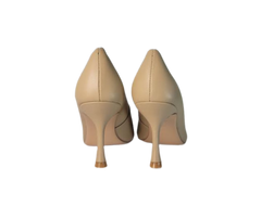 Viviamos Serra Ladies Nude Leather Heel