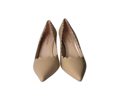 Viviamos Serra Ladies Nude Leather Heel