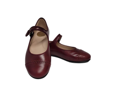 Beberlis 25552 Children's Burgundy Mary Jane