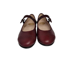 Beberlis 25552 Children's Burgundy Mary Jane