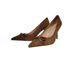 Viviamos Britt Ladies Black Suede High Heel