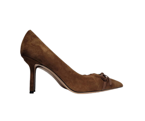 Viviamos Britt Ladies Camel Suede High Heel
