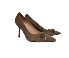 Viviamos Britt Ladies Black Suede High Heel