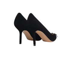 Viviamos Britt Ladies Black Suede High Heel