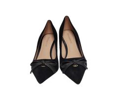 Viviamos Britt Ladies Black Suede High Heel