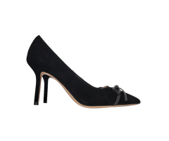 Viviamos Britt Ladies Black Suede High Heel