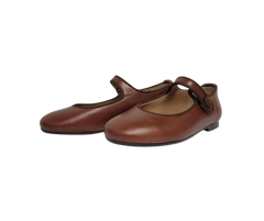 Papanatas 6315 Cognac Leather Mary Jane