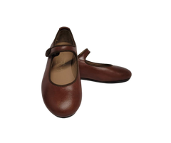 Papanatas 6315 Cognac Leather Mary Jane