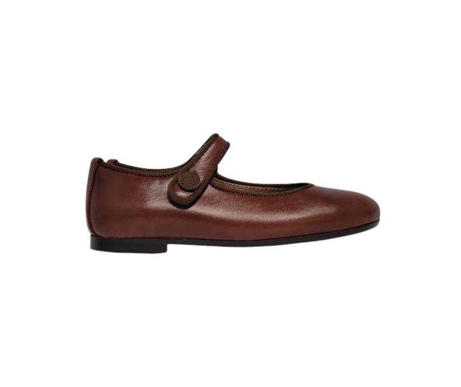 Papanatas 6315 Cognac Leather Mary Jane