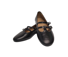 Papanatas 42066 Black Double T-Strap