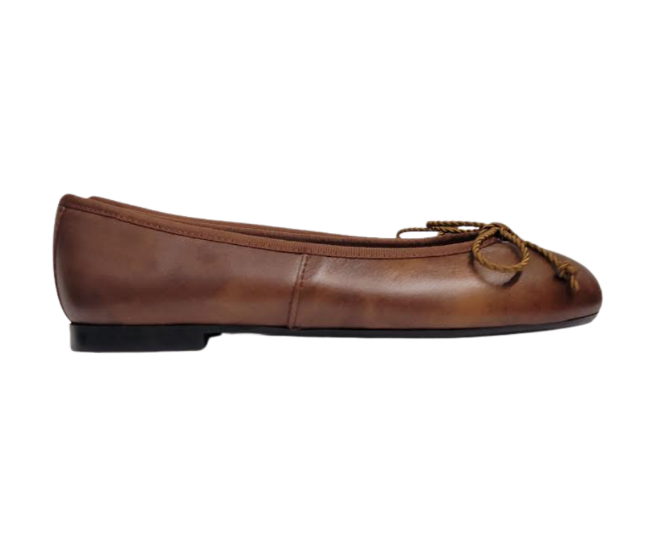 Papanatas 5631 Children's Cognac Ballet Flat