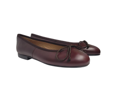 Papanatas 5631 Children's Burgundy Ballet Flat