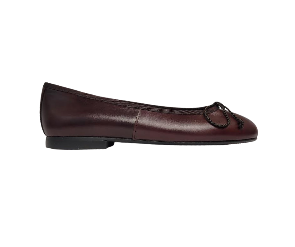 Papanatas 5631 Children's Burgundy Ballet Flat