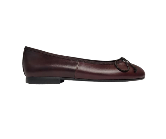 Papanatas 5631 Children's Burgundy Ballet Flat