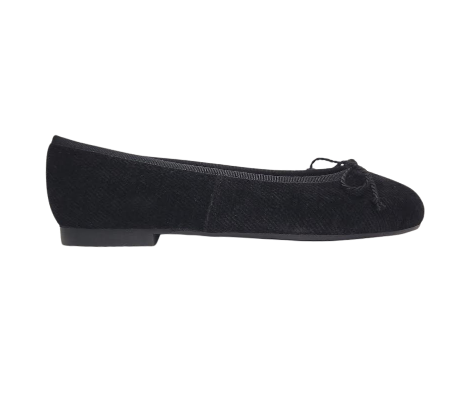 Papanatas 5631 Children's Black Cordory Ballet