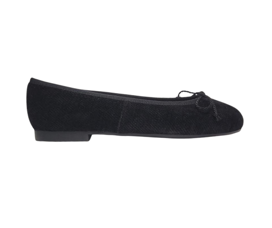 Papanatas 5631 Children's Black Cordory Ballet