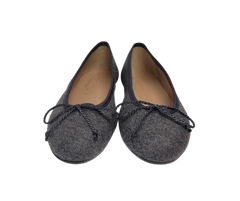Papanatas 5631 Children's Grey Flannel Ballet Flat